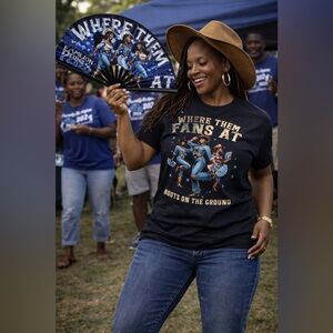 Boots On The Ground “Where Them Fans At” printed T-Shirts